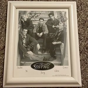 Official signed *NSYNC poster